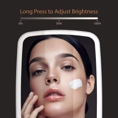 Jordan & Judy Portable USB Rechargeable Battery Powered Table Desktop Makeup Mirror Light Touch Screen Vanity Mirror Light