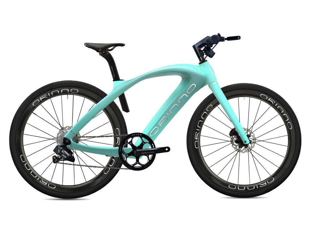 Straight handle carbon fiber+Electronic Shifter 10 speed flywheel