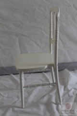 Durable cheap stacking White wooden Napoleon Chair