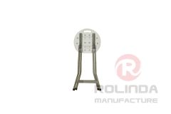 Wholesale round seat stool metal steel folding padded stool