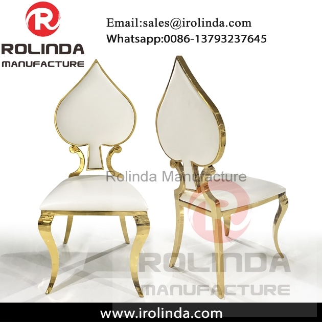 Luxury event wedding design steel chair