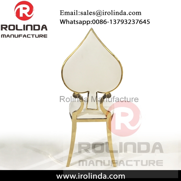 Luxury event wedding design steel chair