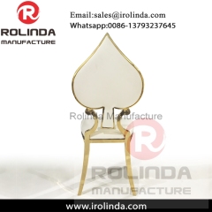 Luxury event wedding design steel chair