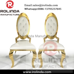 PU leather banquet high back chair