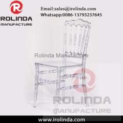 crystal clear plastic wedding chiavari dining chair