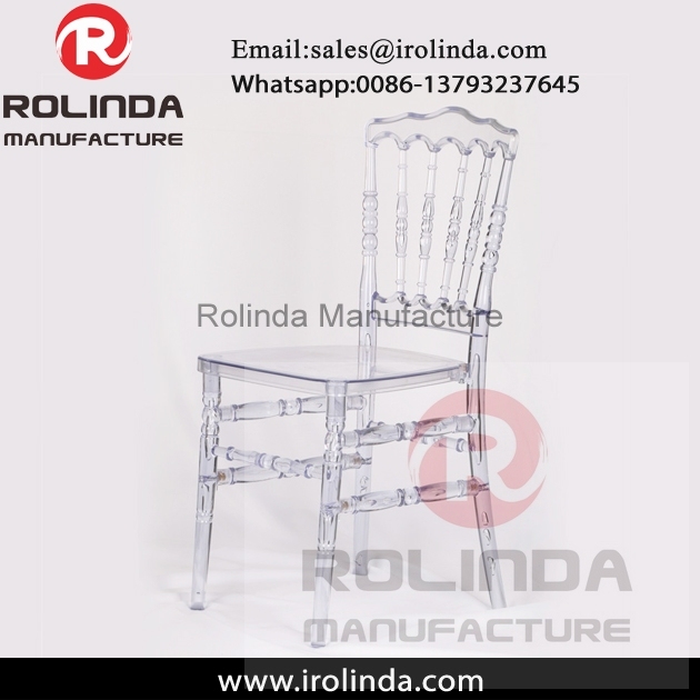 crystal clear plastic wedding chiavari dining chair