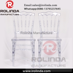 crystal clear plastic wedding chiavari dining chair