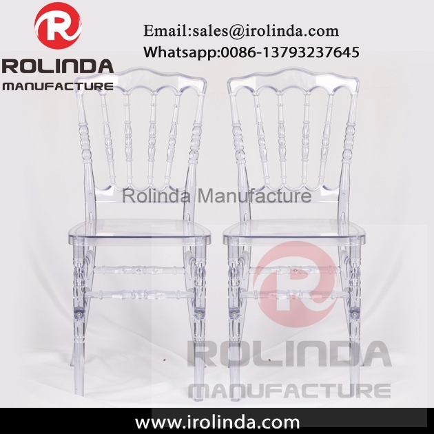 crystal clear plastic wedding chiavari dining chair