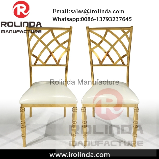 PU cushion luxury reception hall hotel wedding chairs for sale