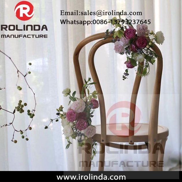 Wholesale Aluminum Imitation Wood Restaurant Chair for Hotel and Banquet and Wedding