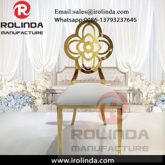 Luxury wedding Upholstered PU Dining Chairs