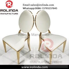 Superimposed Stainless Steel Wedding Chair