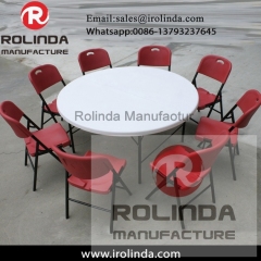 Wholesale Hotel Folded Round Wooden Banquet Table