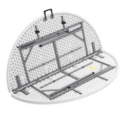 Common Use Hot Sale Outdoor Popular HDPE Plastic 5FT 60inch Round Folding Picnic Dining Table