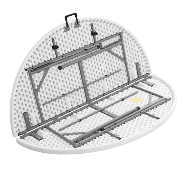 Common Use Hot Sale Outdoor Popular HDPE Plastic 5FT 60inch Round Folding Picnic Dining Table