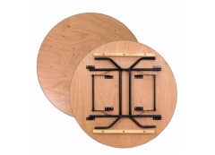 Hot Sale factory price heavy-duty Round restaurant banquet table