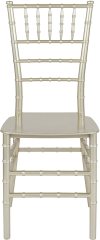 Gold color Resin Stacking chiavari tiffany chair