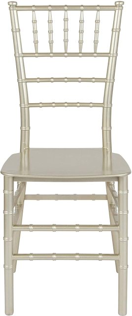 Gold color Resin Stacking chiavari tiffany chair