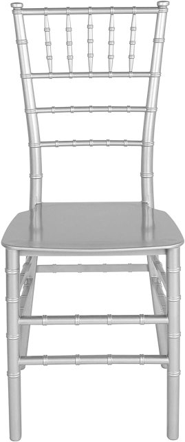 Silver color Resin Stacking chiavari tiffany chair