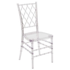 resin transparent acrylic diamond chiavari tiffany wedding chair