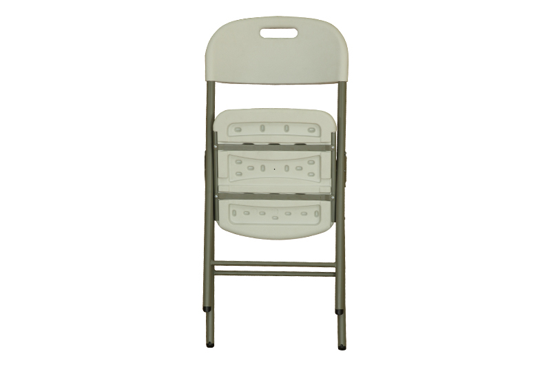 Injection HDPE Plastic Lightweight Cheap Outdoor Portable Foldable White Chair Outdoor Beach Folding Chair Office Chair Training Chair