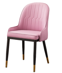 Antique Shell Dining Chairs Armchairs Velvet Upholstered Side Chairs Modern Chairs with Steel Legs and Backrest for Kitchen Dining Room Living Room