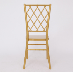 gold color cross back Diamond back chair Chiavari Chair for Event, Rental or Dining Room