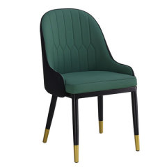 Antique Shell Dining Chairs Armchairs Velvet Upholstered Side Chairs Modern Chairs with Steel Legs and Backrest for Kitchen Dining Room Living Room