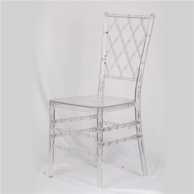 Transparent / Clear Diamond Chiavari Chair for Event, Rental or Dining Room