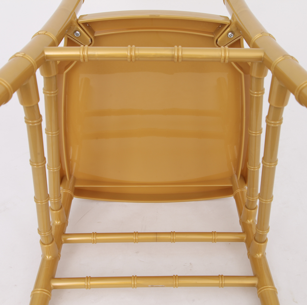 gold color cross back Diamond back chair Chiavari Chair for Event, Rental or Dining Room