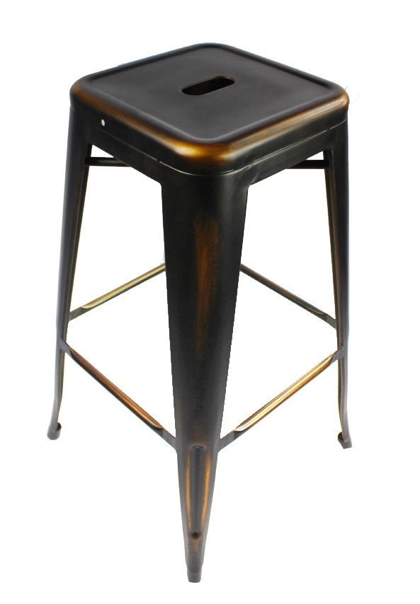 Commerical Grade Tabouret Bar Stool 30 Inches Industrial Stackable Dining Cafe Restaurant Cafeteria Bistro Tolix Metal Bar Stool Chair