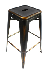 Commerical Grade Tabouret Bar Stool 30 Inches Industrial Stackable Dining Cafe Restaurant Cafeteria Bistro Tolix Metal Bar Stool Chair