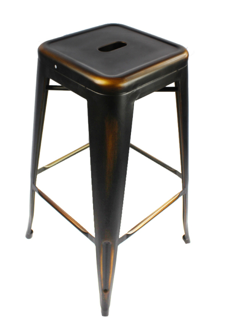 Commerical Grade Tabouret Bar Stool 30 Inches Industrial Stackable Dining Cafe Restaurant Cafeteria Bistro Tolix Metal Bar Stool Chair