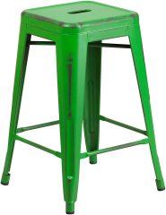 Commerical Grade Tabouret Bar Stool 30 Inches Industrial Stackable Dining Cafe Restaurant Cafeteria Bistro Tolix Metal Bar Stool Chair