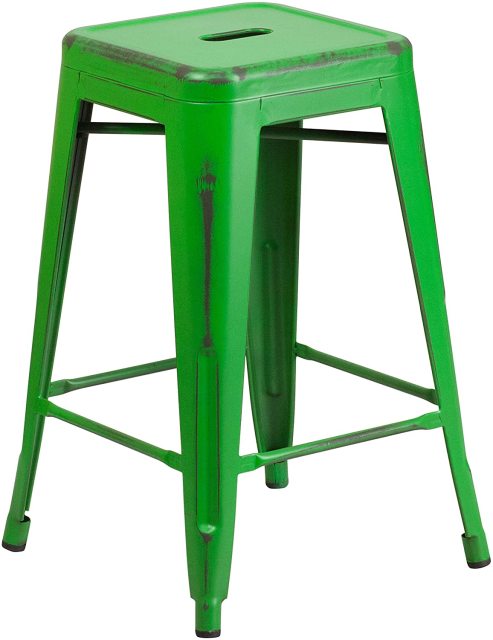 Commerical Grade Tabouret Bar Stool 30 Inches Industrial Stackable Dining Cafe Restaurant Cafeteria Bistro Tolix Metal Bar Stool Chair