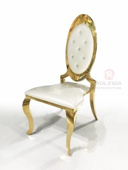 Height Swivel in White Faux Leather and Brushed Stainless Steel Finish Chair