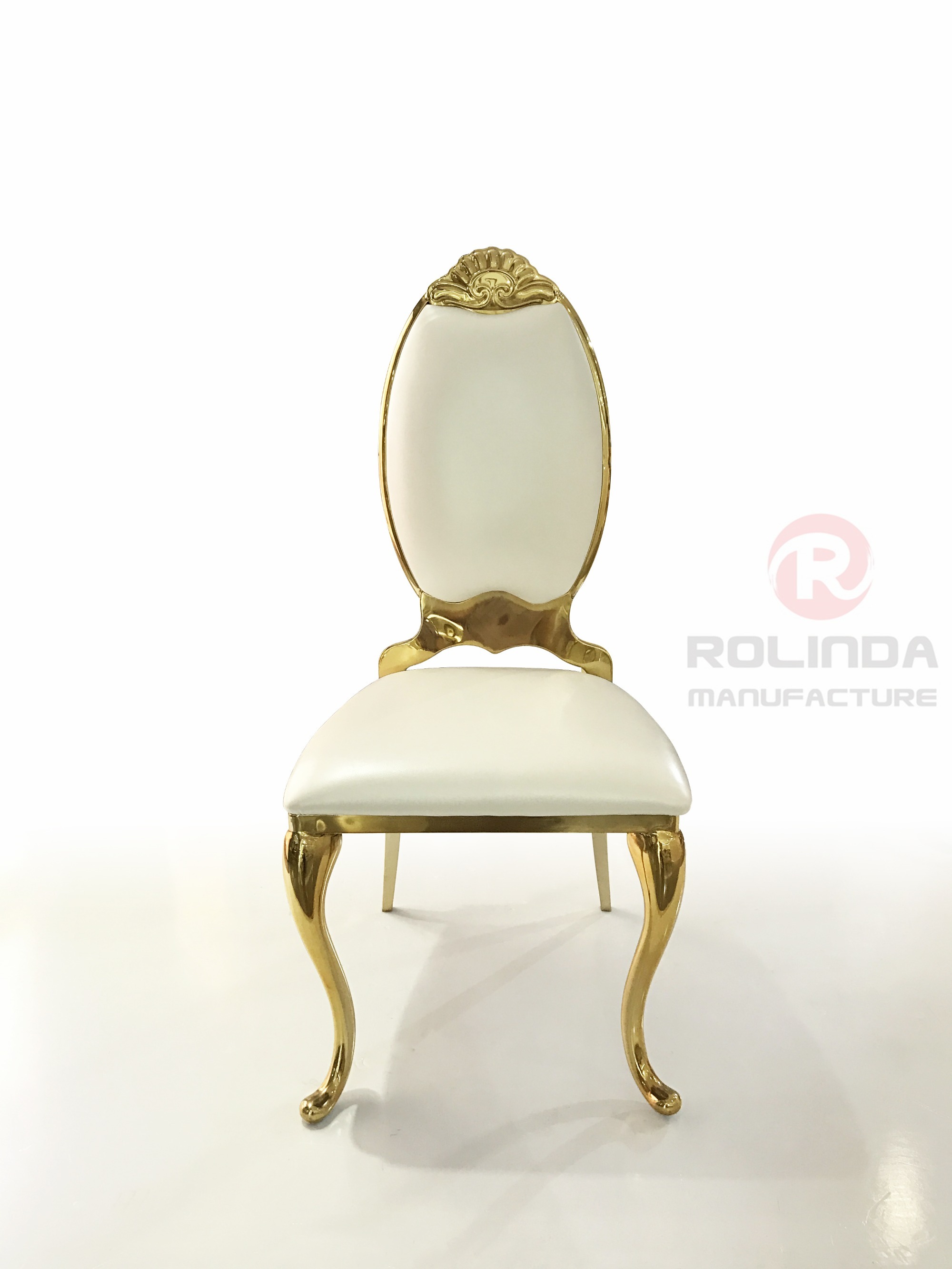 Stainless steel stackable chair, metal frame, wedding dining decoration chair