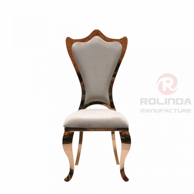Dinner Chair Leather White High Back Chair Gold Dining Chair