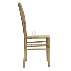 Rattan chair with oval back