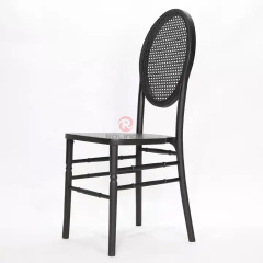 Rattan chair with oval back