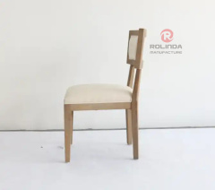 Rectangular back chair