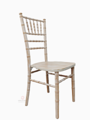 Washed white stackable Wedding Event wooden Chiavari chair