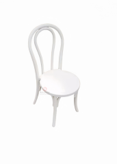 White Hotel Restaurant Living Room Garden chair Stackable solid wood thonet chair