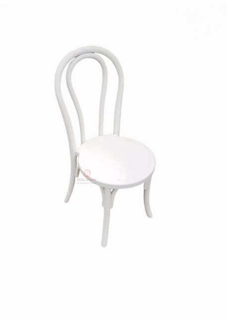 White Hotel Restaurant Living Room Garden chair Stackable solid wood thonet chair