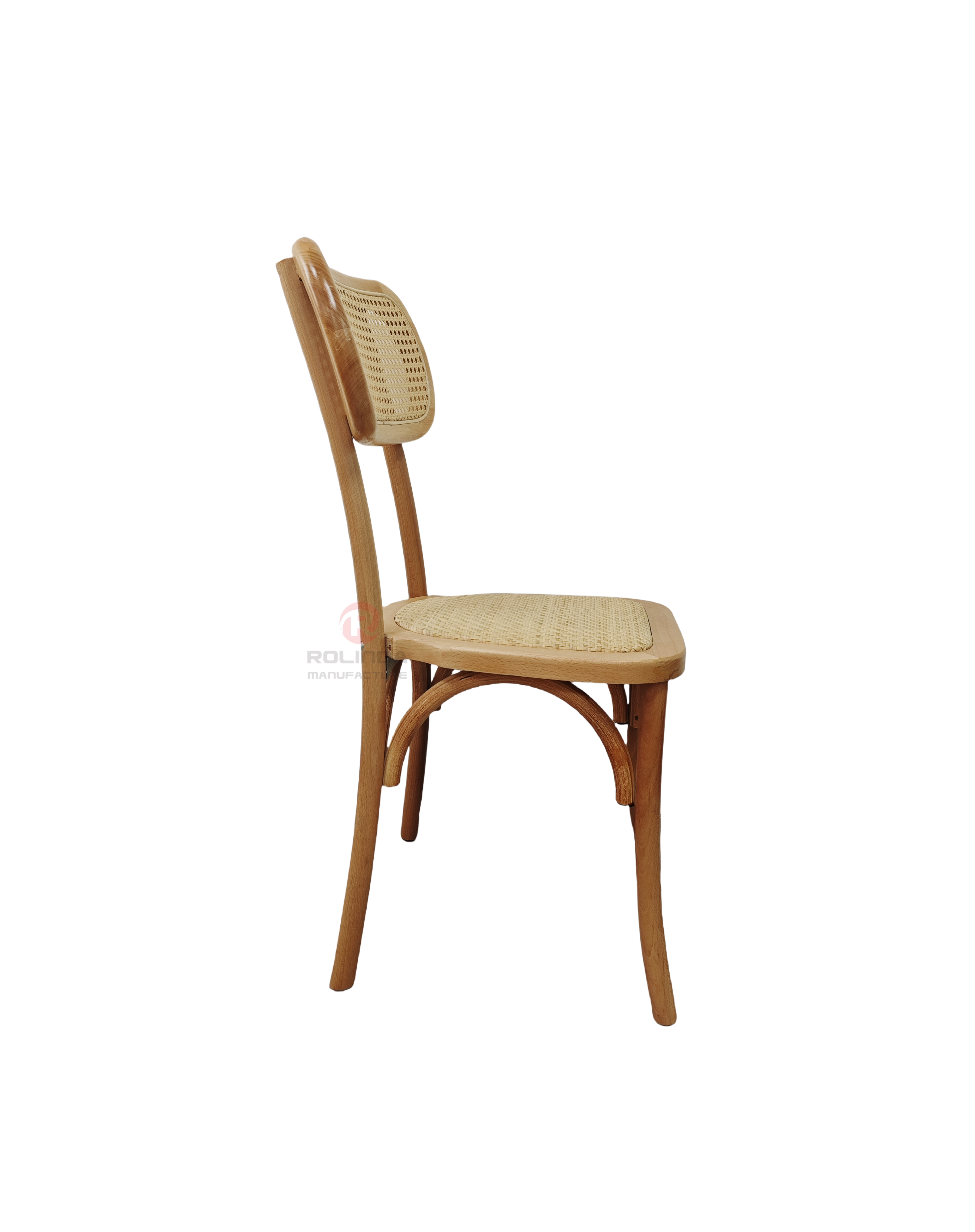 Original wood wedding dining room with chair rattan oval back woven chair