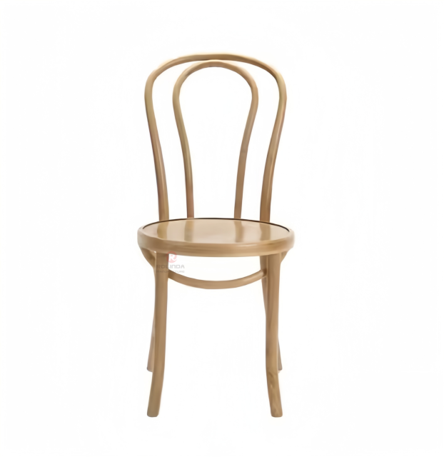 Original wood coloured bar Pub Garden Beach chair with stackable thonet chair