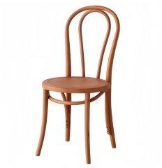 Original wood coloured bar Pub Garden Beach chair with stackable thonet chair