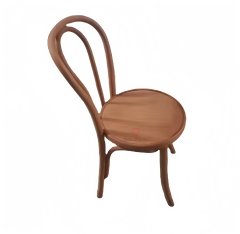 Original wood coloured bar Pub Garden Beach chair with stackable thonet chair