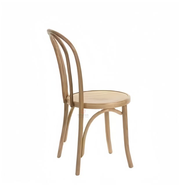 Original wood coloured bar Pub Garden Beach chair with stackable thonet chair