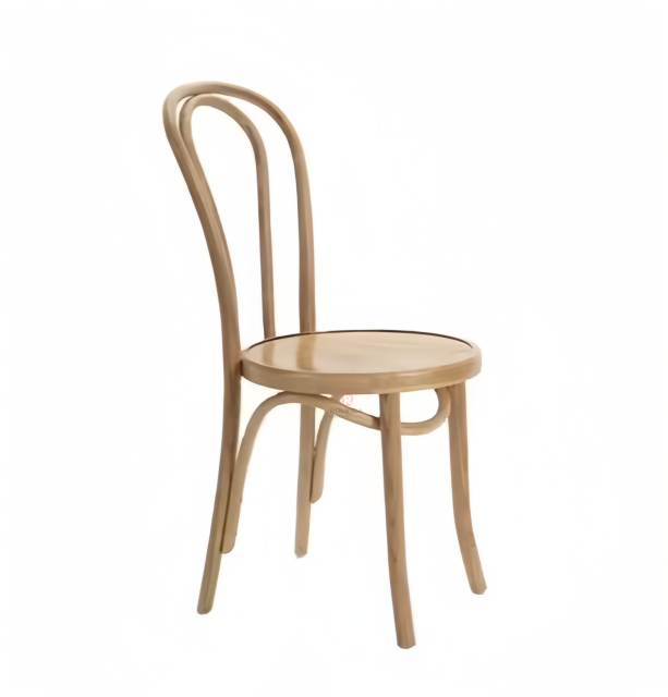 Original wood coloured bar Pub Garden Beach chair with stackable thonet chair